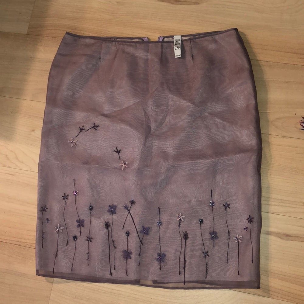 Laundry by Shelli Segal Beaded Skirt